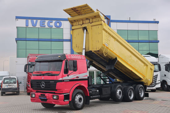 2000 MODEL MERCEDES-BENZ AXOR 3224 HARDOX DAMPERLİ KAMYON (YATAKLI)