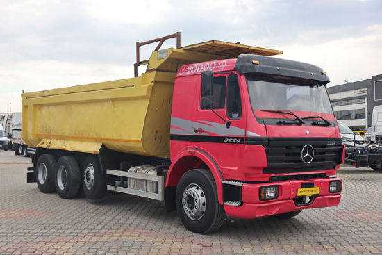 2000 MODEL MERCEDES-BENZ AXOR 3224 HARDOX DAMPERLİ KAMYON (YATAKLI)