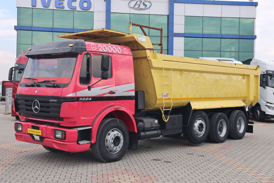 2000 MODEL MERCEDES-BENZ AXOR 3224 HARDOX DAMPERLİ KAMYON (YATAKLI)