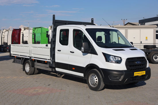 2023 MODEL FORD TRANSIT 500 ELD ÇİFT KABİN TREND  AÇIK KASA KAMYON 165 Hp