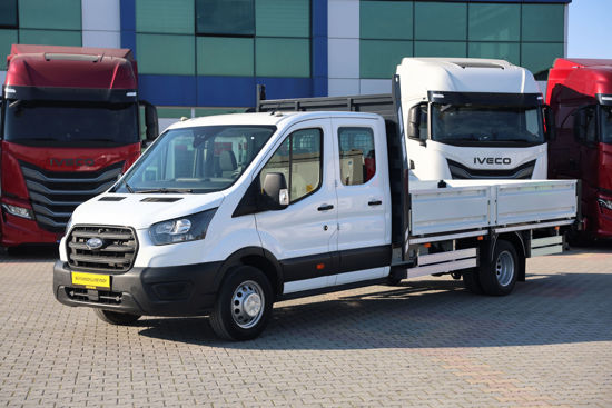 2023 MODEL FORD TRANSIT 500 ELD ÇİFT KABİN TREND  AÇIK KASA KAMYON 165 Hp