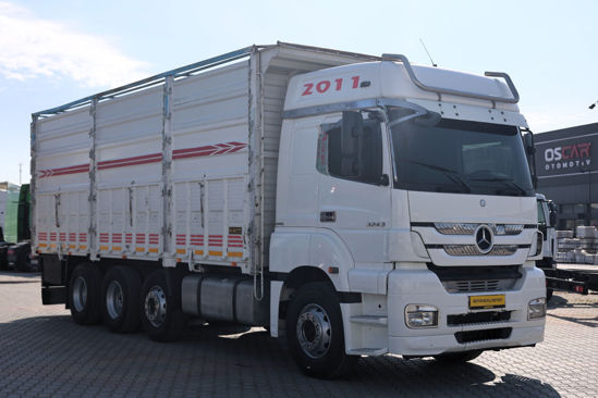 2011 MODEL MERCEDES AXOR 3240 AÇIK AHŞAP KASA BRANDALI KAMYON (YATAKLI)