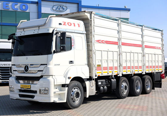 2011 MODEL MERCEDES AXOR 3240 AÇIK AHŞAP KASA BRANDALI KAMYON (YATAKLI)