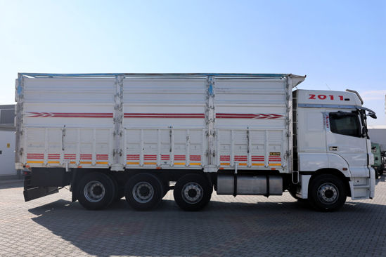 2011 MODEL MERCEDES AXOR 3240 AÇIK AHŞAP KASA BRANDALI KAMYON (YATAKLI)