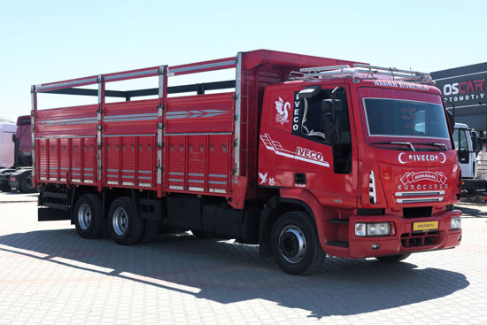 2007 MODEL IVECO EURO CARGO 220 E 21 10 TEKER İLAVELİ AÇIK AHŞAP KASALI KAMYON