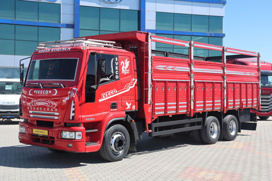 2007 MODEL IVECO EURO CARGO 220 E 21 10 TEKER İLAVELİ AÇIK AHŞAP KASALI KAMYON