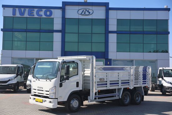 2015 MODEL ISUZU NPR 3D DAMPERLİ AÇIK SAÇ KASALI KAMYON