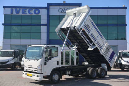 2015 MODEL ISUZU NPR 3D DAMPERLİ AÇIK SAÇ KASALI KAMYON