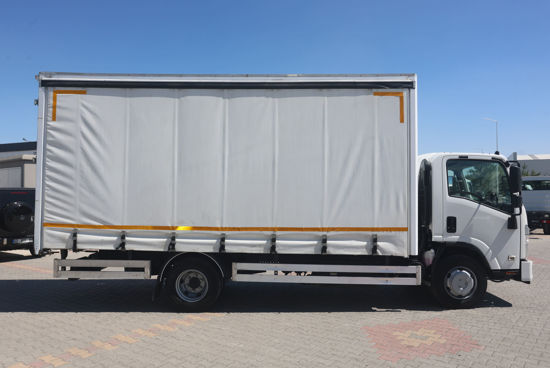 2024 MODEL ISUZU NPR 10 LONG KAYAR PERDELİ KAMYON A/C