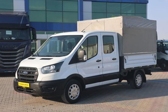 2023 MODEL FORD TRANSIT 350 M Ç.KABİN TENTELİ TREND KAMYONET 170 Hp