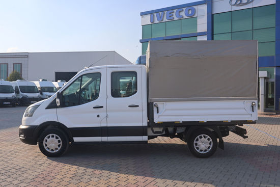 2023 MODEL FORD TRANSIT 350 M Ç.KABİN TENTELİ TREND KAMYONET 170 Hp