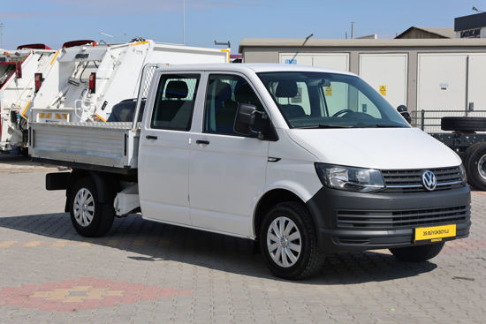 2018 MODEL TRANSPORTER Ç.KABİN 5+1 AÇIK SAÇ KASA KAMYONET