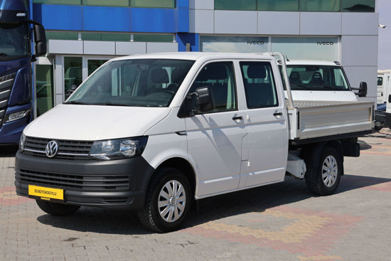 2018 MODEL TRANSPORTER Ç.KABİN 5+1 AÇIK SAÇ KASA KAMYONET
