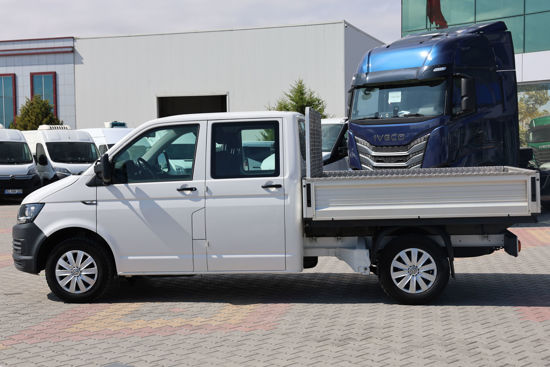 2018 MODEL TRANSPORTER Ç.KABİN 5+1 AÇIK SAÇ KASA KAMYONET