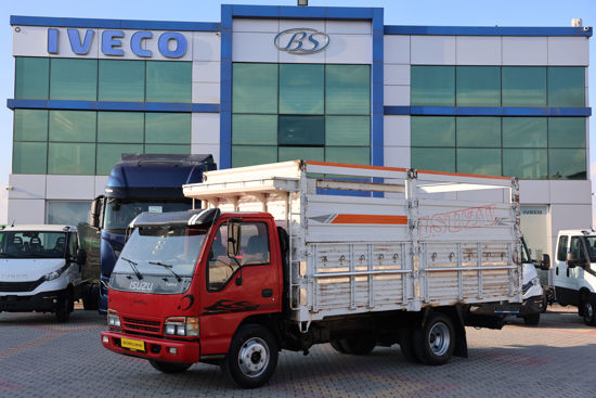 1999 MODEL ISUZU NPR AÇIK AHŞAP KASALI TENTELİ KAMYON