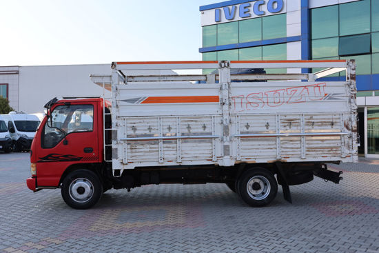 1999 MODEL ISUZU NPR AÇIK AHŞAP KASALI TENTELİ KAMYON
