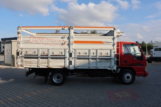 1999 MODEL ISUZU NPR AÇIK AHŞAP KASALI TENTELİ KAMYON